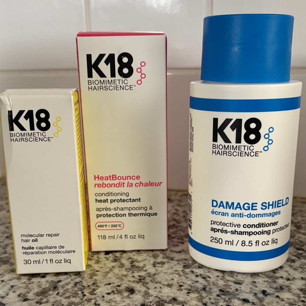 K18 products - never used